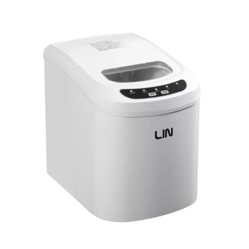Macchina portatile per cubetti di ghiaccio LIN ICE PRO-W12 bianca