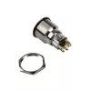 Pulsante DimasTech PD211 22 mm Silverline Dot RGB — pulsante da pannello antivandalico