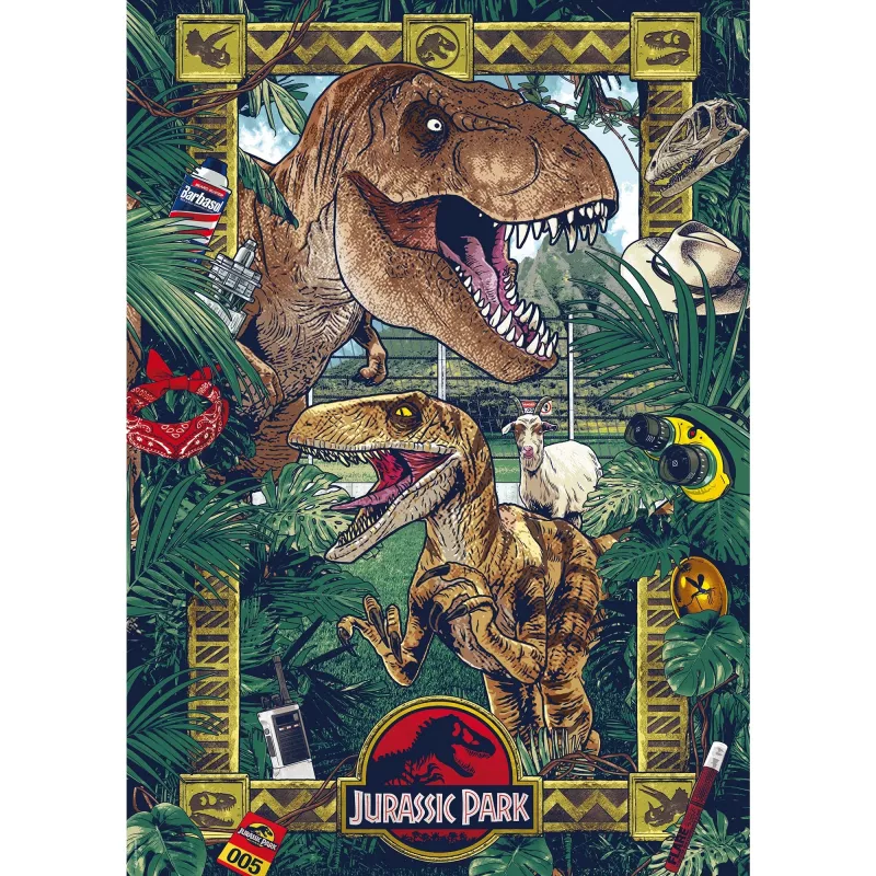 Puzzle Schmidt Spiele Jurassic Park – L'era dei dinosauri, 1000 pezzi, 58579