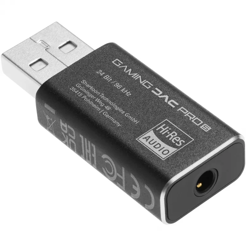 Sharkoon Gaming DAC Pro S V3 Scheda audio esterna, nero