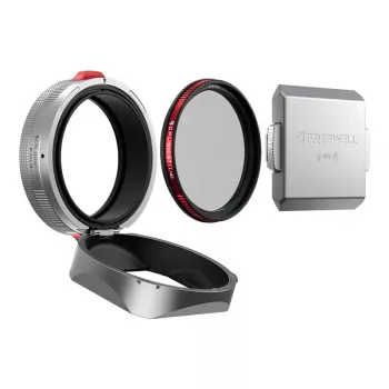 Paraluce Freewell Sunshield FW-FU-XSR per Fuji X100 serie, argento, paraluce/accessorio mirino