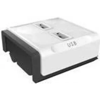 Modulo di ricarica USB Allocacoc PowerStrip 10096/MDUSB2 - 2 porte USB, 2,4 A totali