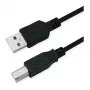 ROLINE RM Cavo USB 2.0, Type-A-B, nero, 0,8 m