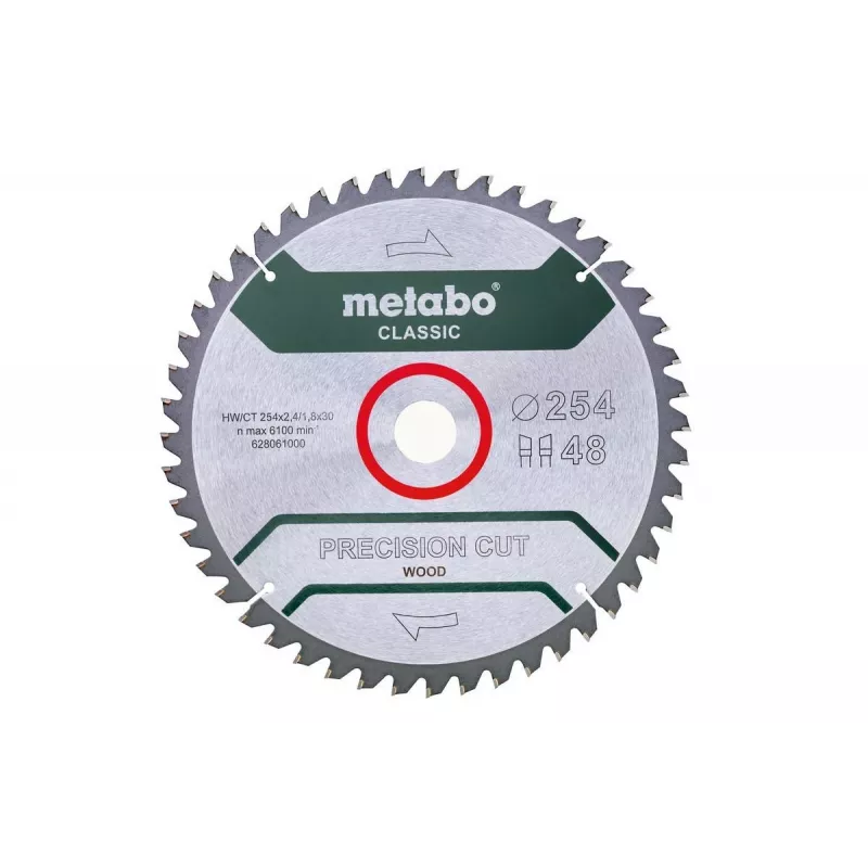 Lama circolare Metabo 628061000 25,4 cm