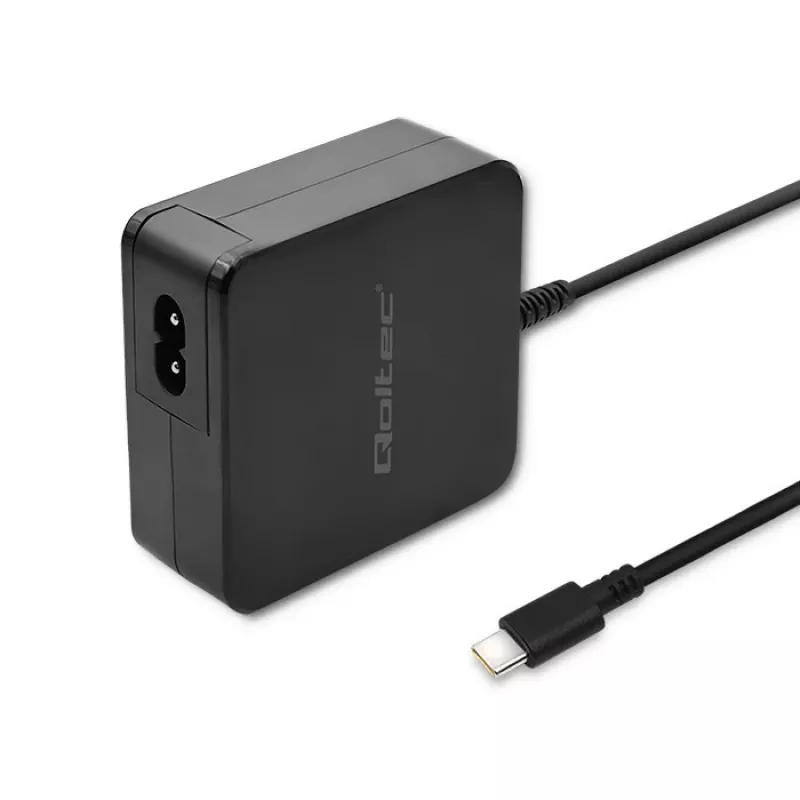 Qoltec 51027 caricabatterie | 65W | 5-20,3V | 2-3,25A | USB Type-C | PD