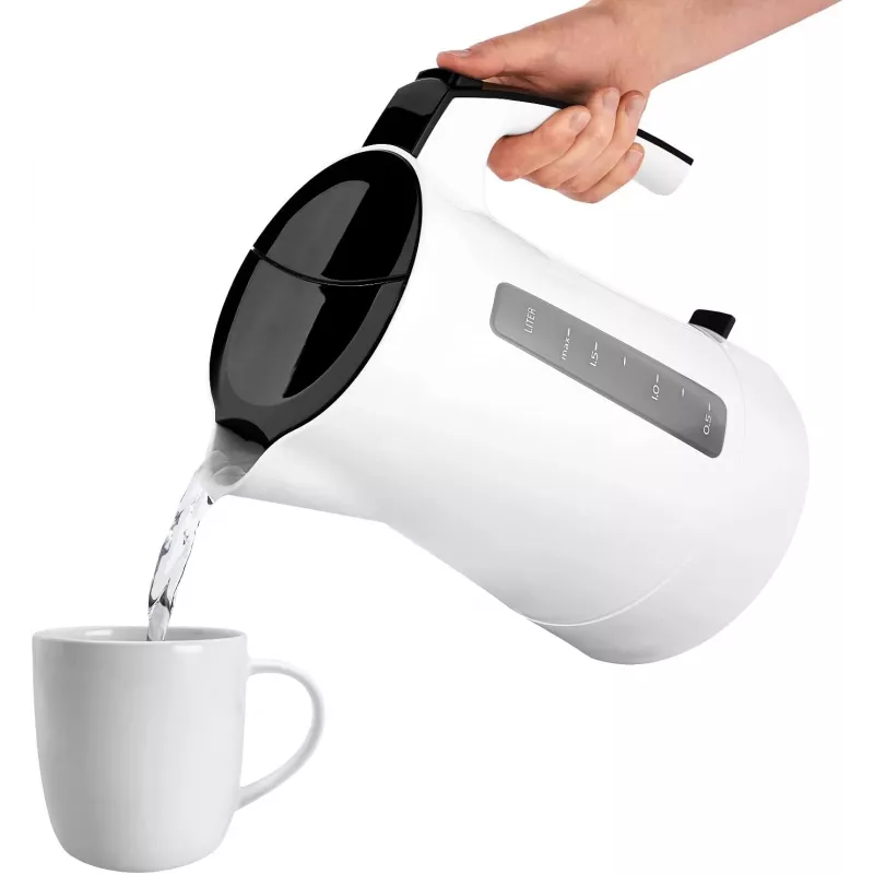 Bollitore elettrico Melitta Enjoy Aqua 1,7 L 2400 W nero bianco