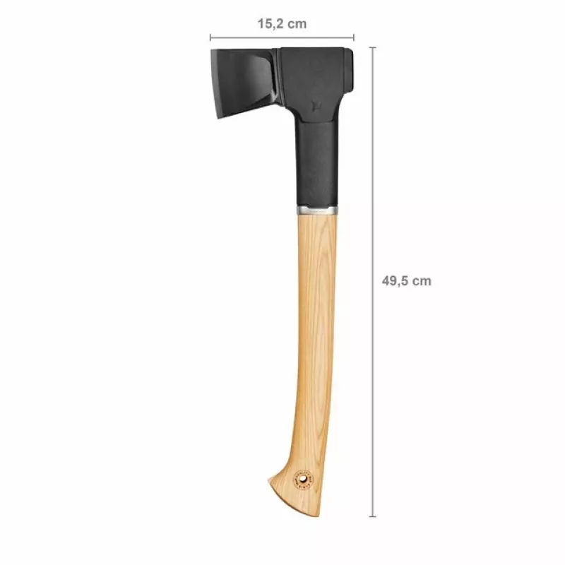 Fiskars Norden N12 scure spaccalegna, manico in hickory