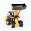 Bruder 02485 CAT pala gommata articolata compatta, modellino di veicolo giocattolo, in plastica