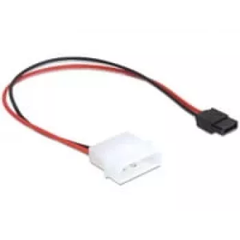 Delock cavo di alimentazione connettore maschio Molex 4 pin a connettore femmina SATA 6 pin slim 24 cm