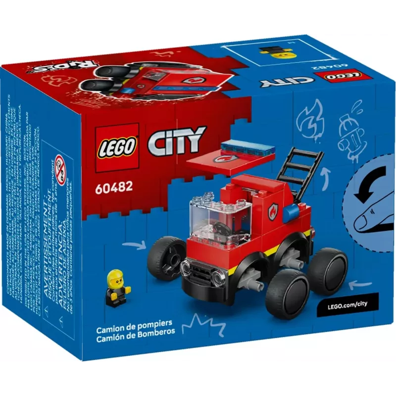 LEGO CITY 60482 Rides - Camion dei pompieri