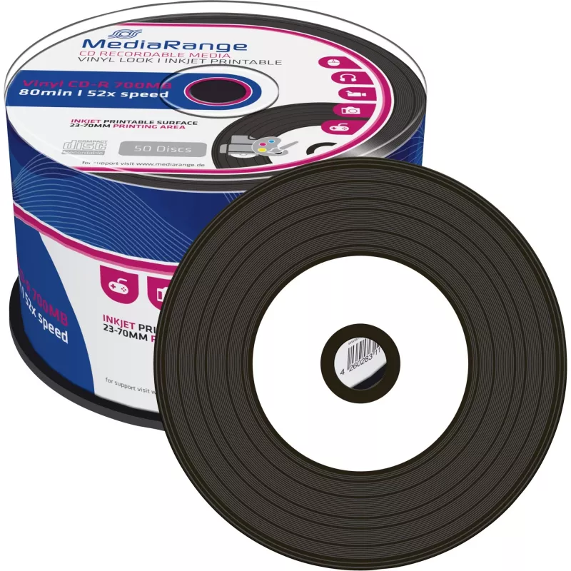 CD-R MediaRange MR226 700 MB 52x 50 pz.