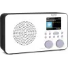 Radio internet TECHNISAT VIOLA 2 C IR — sintonizzatore analogico e digitale, DAB+/FM, Wi‑Fi, 3 W, TFT 2,4 pollici, 3,5 mm, nero/bianco