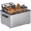 Friggitrice Steba DF 300 Double 5 L 3000 W nero acciaio inox