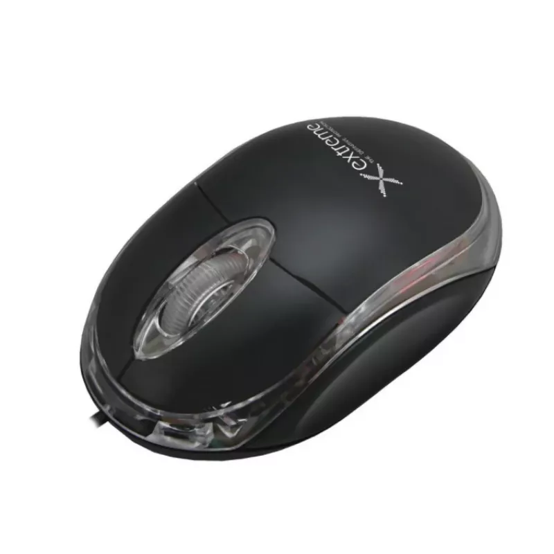 Mouse ottico con filo ambidestro EXTREME XM102K — 1000 DPI, USB Type-A, cavo 1,2 m, 3 tasti