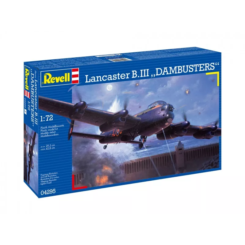 Revell Lancaster B. III Dambusters (04295) scala 1:72 kit modello aereo in plastica