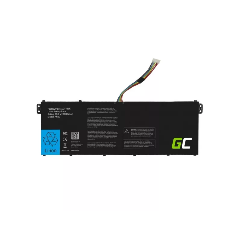 Green Cell AC62 batteria di ricambio per laptop