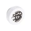 Accessorio per raffreddamento PC BitsPower BP-DWWP-C06 — struttura in ottone, finitura bianca