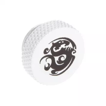 Accessorio per raffreddamento PC BitsPower BP-DWWP-C06 — struttura in ottone, finitura bianca
