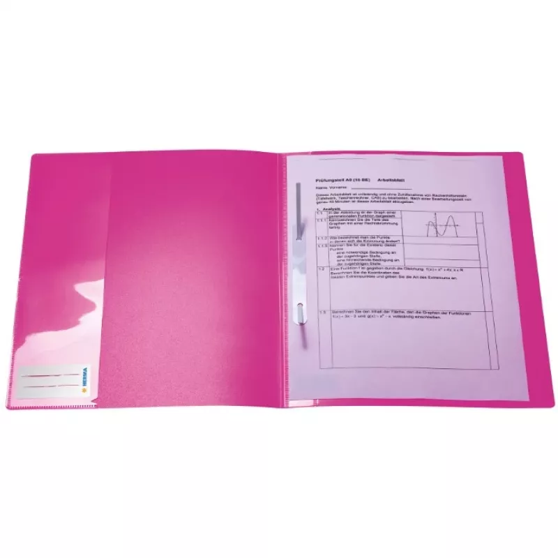 Raccoglitore classico Herma 19638 polipropilene PP rosa A4