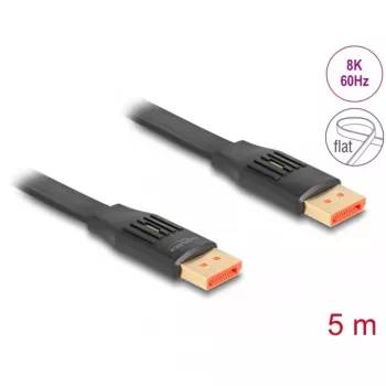 Cavo flat DisplayPort DeLOCK 8K 60 Hz 5 m