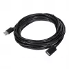 Cavo di prolunga USB Unitek Y‑C418GBK 5 m USB A a USB A USB 2.0, nero