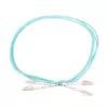 Cavo patch LC/UPC-LC/UPC Duplex 5 m — Extralink OM3 Multimode, 3 mm FTTH, Aqua
