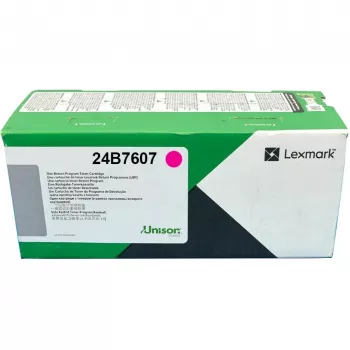 Cartuccia toner Lexmark 24B7607 magenta, originale, resa 12.000 pagine, 1 pezzo