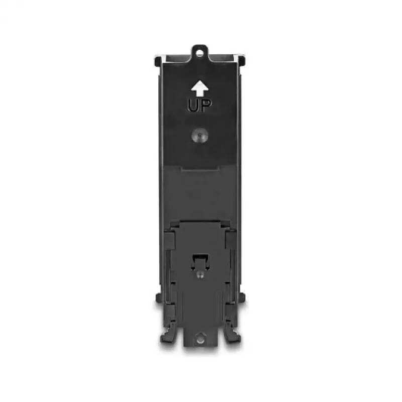 DeLOCK 67039 Supporto Keystone a 8 porte, inclinabile, per guida DIN o montaggio a parete