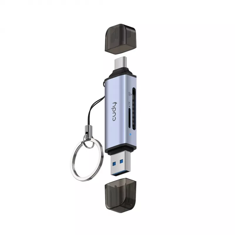 Lettore di schede 2-in-1 USB 3.0 CUDY UH200