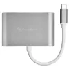Adattatore video esterno SILVERSTONE EP16 USB-C 3.1 con uscite HDMI e VGA
