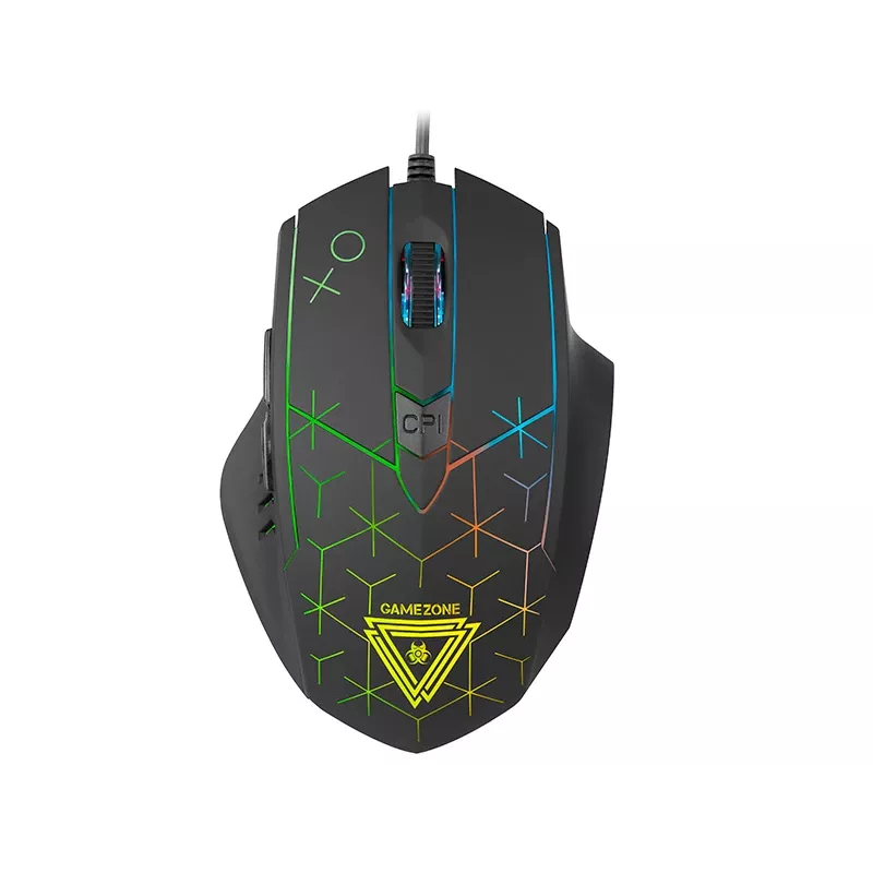 Tracer GAMEZONE XO - Mouse - USB - Hiiri - Ottico - 6 tasti - nero
