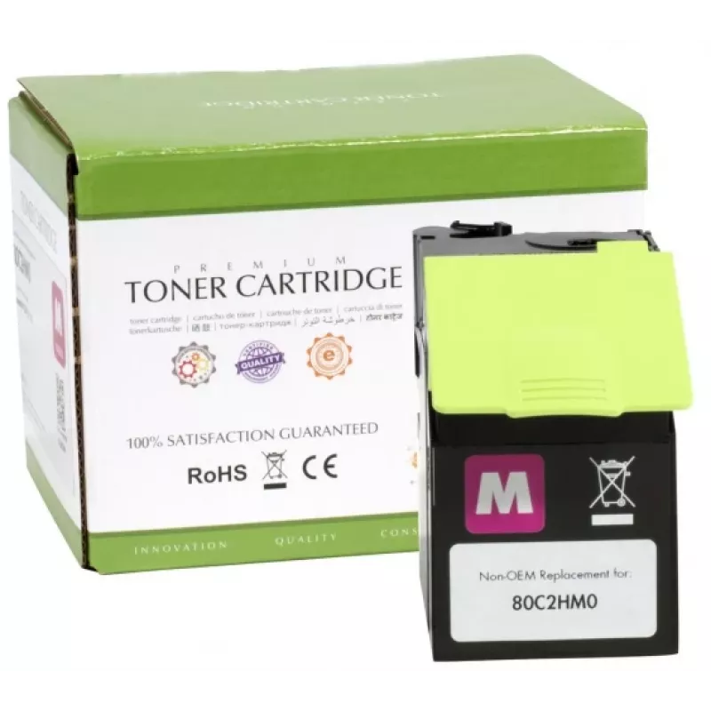 Compatibile Static-Control Lexmark 802HM (80C2HM0), magenta, 3000 pagine