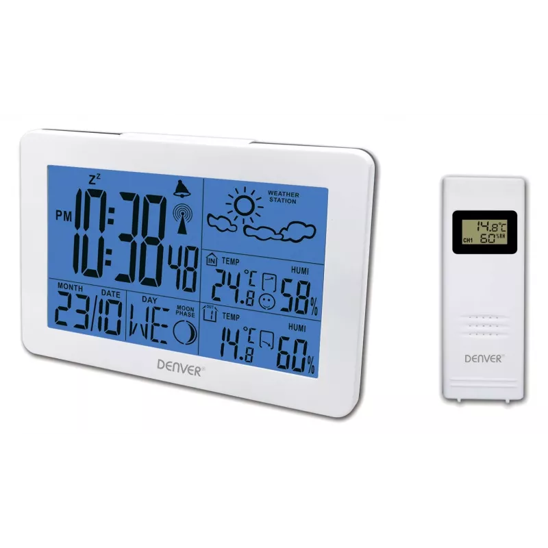 Denver WS-530WHITE stazione meteo digitale bianco batteria