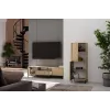 KAMARO 2DK stretto/GŁ rovere ARTISAN VETRINA