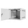 Lanberg WF10-2304-10S armadio rack a parete da 10" 4U, 280×310 mm, porta in vetro, 20 kg, grigio (RAL 7035)