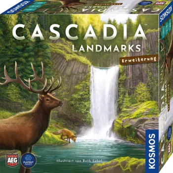 Kosmos Cascadia Landmarks 60 min gioco da tavolo famiglia