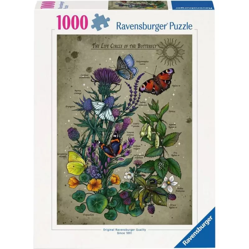 Puzzle Ravensburger Circle of Life Butterfly 1000 pezzi