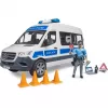 Mercedes-Benz Polizei Sprinter set con figura e modulo luci/suoni