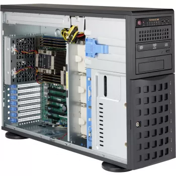 Case server Supermicro CSE-745BAC-R1K23B Full Tower nero