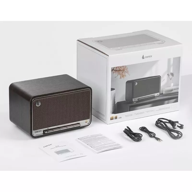 Altoparlante wireless da tavolo Edifier | D32 | 60 W | Bluetooth | nero noce | connessione wireless