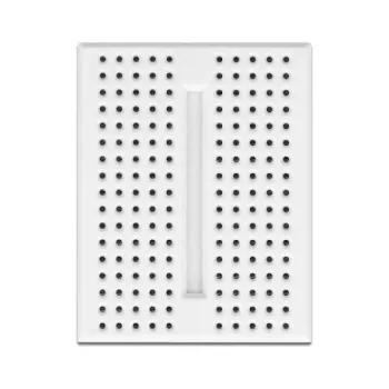 Breadboard DELOCK 18316 — scheda di prototipazione senza saldatura, plastica, 36×46×10 mm, bianco