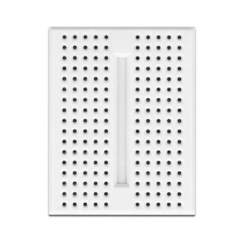 DeLOCK 18316 mini basetta sperimentale, 170 contatti, plastica, bianca