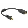 Cavo DisplayPort DeLOCK 62638 Mini DisplayPort 0,25 m nero