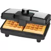 Clatronic WA 3606 macchina per waffle 2 waffle nero, acciaio inox 800 W