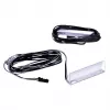 Luce LED per montaggio su scaffale cama meble Cama rettangolare a plafone 3LED, nero, bianco freddo