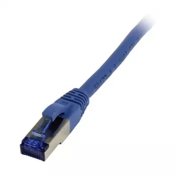 Cavo patch RJ45 - CAT6A 500 MHz - 0,15 m - blu - S-STP(S/FTP) - TPE/LSZH(Superflex) - AWG26 - Synerg