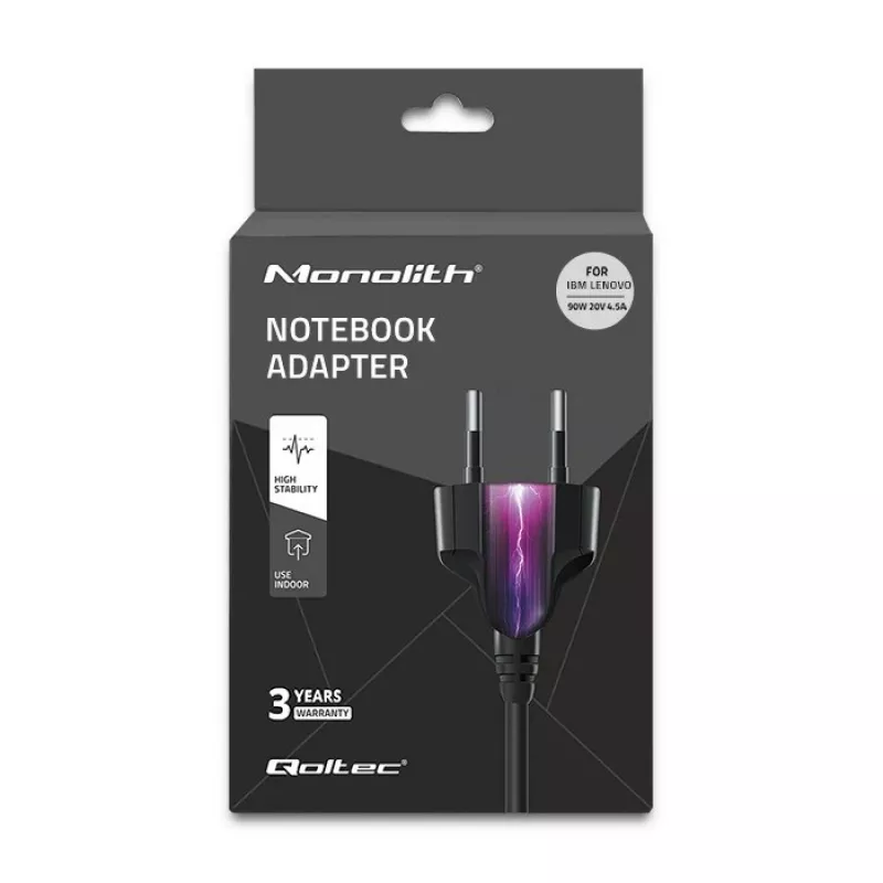 Alimentatore/adattatore Qoltec 50093 90 W nero
