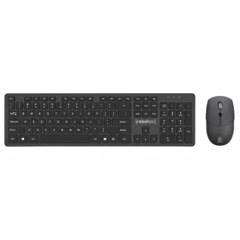 Set tastiera e mouse wireless Rebeltec