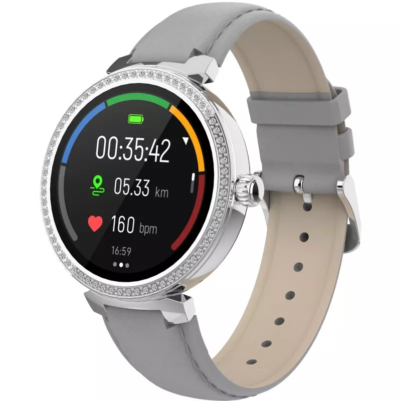 Smartwatch Denver SWC-342GR, IPS da 1,2 pollici, grigio
