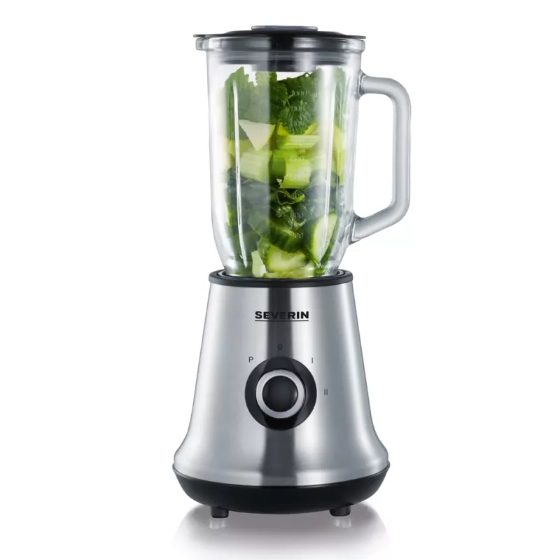 Frullatore Severin SM 3734 nero - acciaio inox 1l 500W (SM 3734)